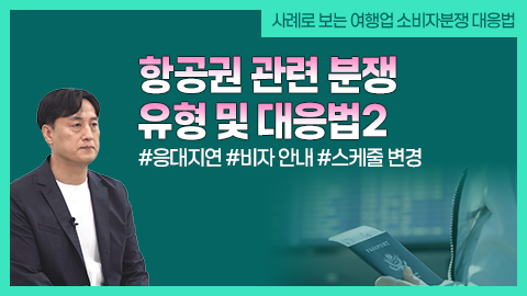 항공권 관련 분쟁 유형 및 대응법2 강좌 썸네일