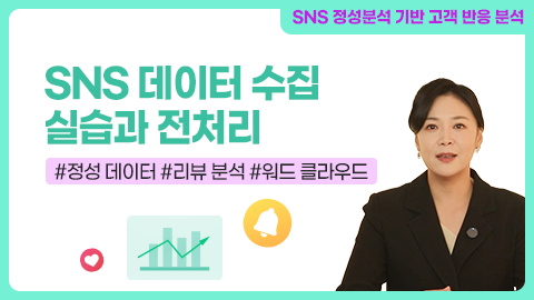 SNS 데이터 수집 실습과 전처리 강좌 썸네일