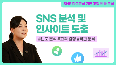 SNS 분석 및 인사이트 도출 강좌 썸네일